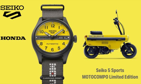 Moto Seiko 5 Sports Motocompo limited edition