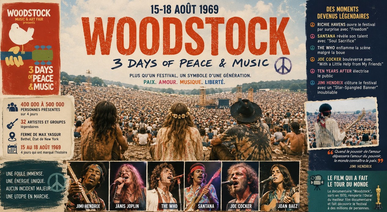 Woodstock 1969 affiche
