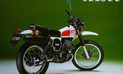Publicité d'époque pour la moto Yamaha XT 500
