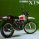 Publicité d'époque pour la moto Yamaha XT 500