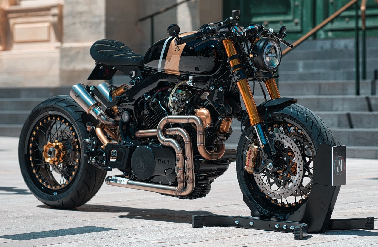 Moto Yamaha XV 1000 TR1 de 1982 préparée par Jerem Motorcycles