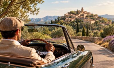 Gentleman driver en voiture ancienne