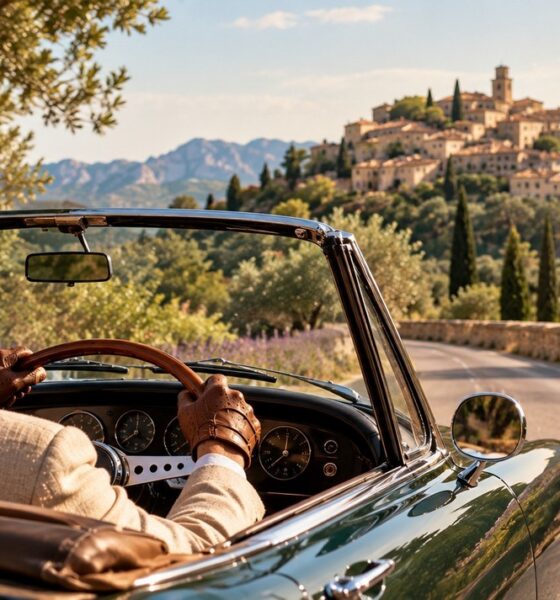 Gentleman driver en voiture ancienne