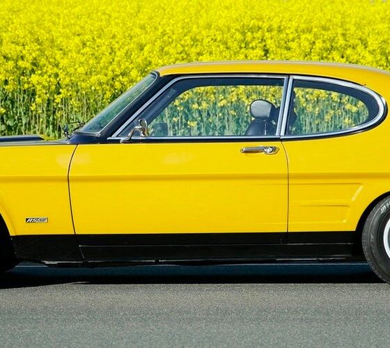 Ford Capri RS 2600 jaune de 1971