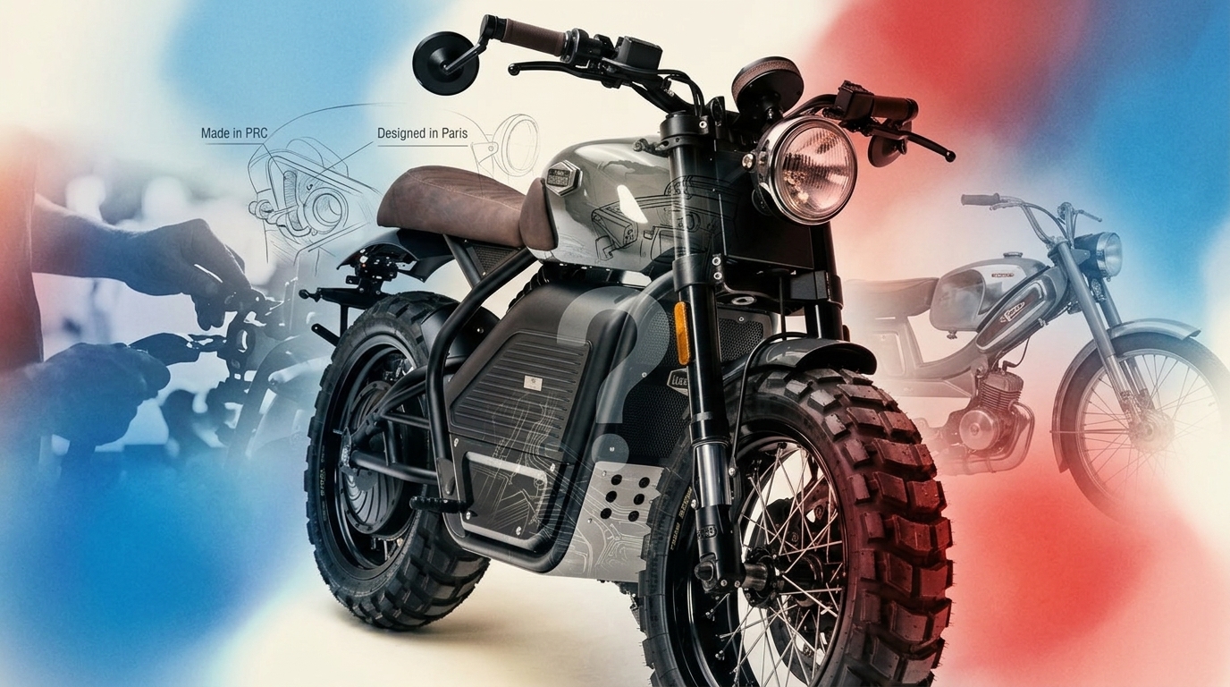 Hedonic Scrambler Electrique : vraiment la première moto française ?