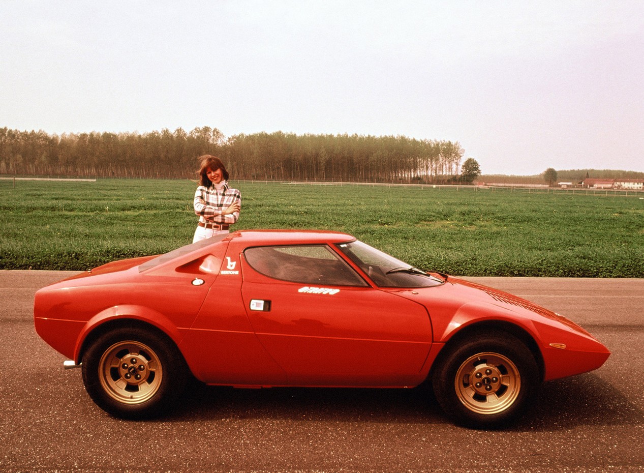 Lancia Stratos Stradale rouge de 1973