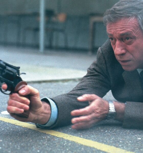 L'acteur français Yves Montand dans le film d'Alain Corneau POLICE PYTHON 357