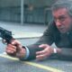 L'acteur français Yves Montand dans le film d'Alain Corneau POLICE PYTHON 357