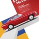 Affiche du salon Rétromobile 2027 avec une Volvo P1800