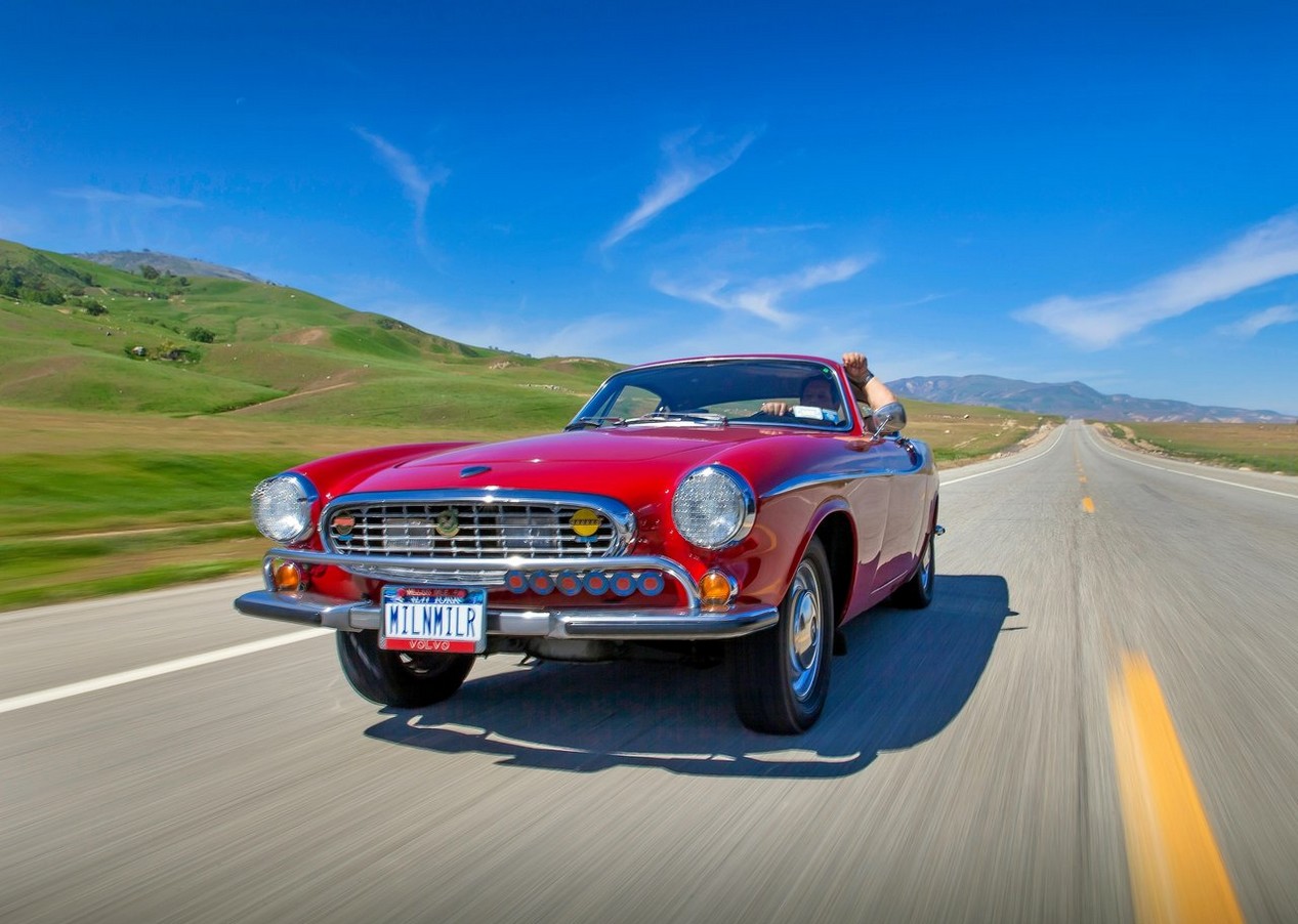 Volvo P1800 rouge de 1966