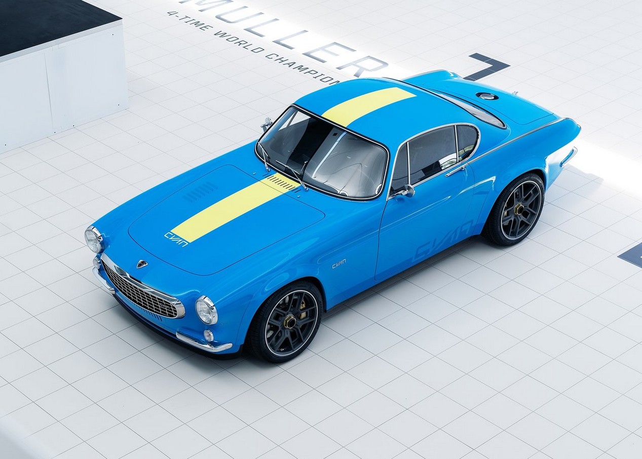 Volvo P1800 CYAN bleue et jaune