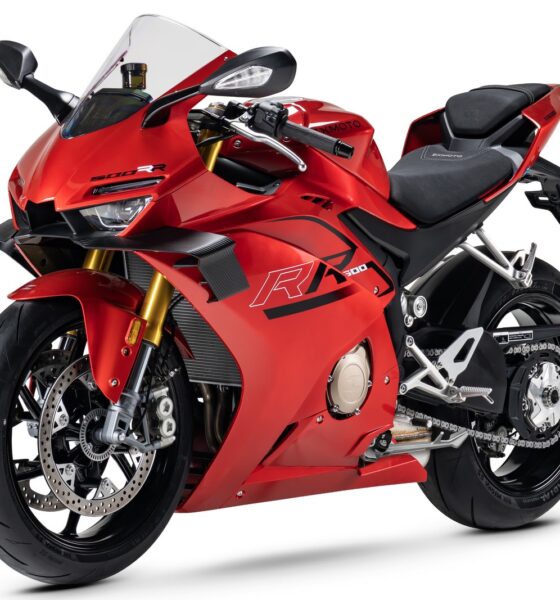 Nouvelle moto ZXMOTO 500RR modèle rouge de 2026