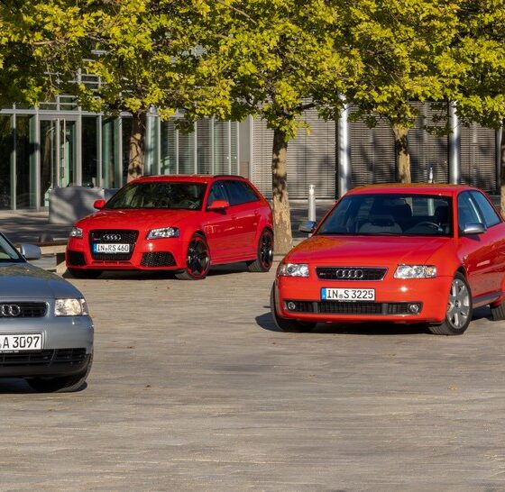 Audi A3 les 4 générations depuis 1996 à 2026