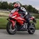 Nouvelle moto Bmw F 450 RR modèle 2027 rouge