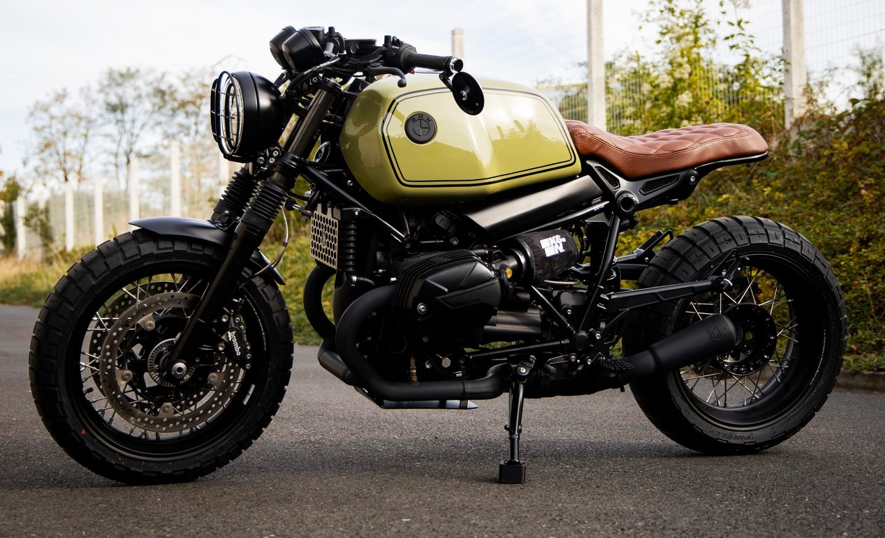 Moto Bmw R nine T Pure Classic Heritage préparée par FCR ORIGINAL