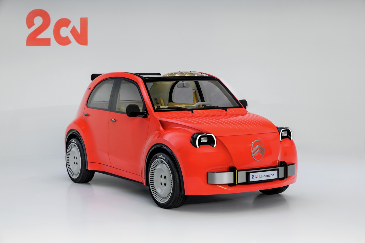 Nouvelle Citroën 2 CV Concept 2026 orange