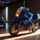 Nouvelle moto Yamaha XSR 900 GP 2027 nouveau coloris Legend Blue